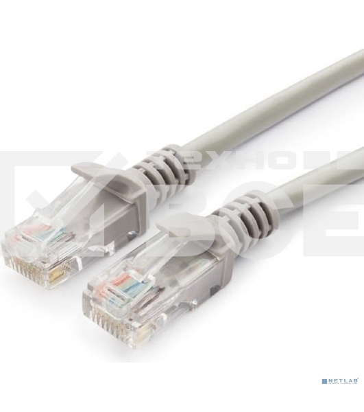 Патч-корд Гарнизон PC-UTP-5e-1.5 cat.5e UTP 1.5м, литой, многожильный (серый)
