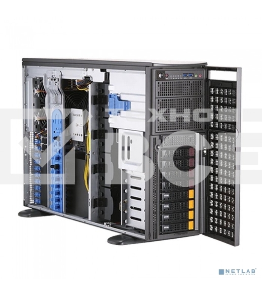 Серверная платформа Supermicro SYS-740GP-TNRT 4U noCPU(2)3rd GenScalable/TDP 270W/no DIMM(16)/ SATARAID HDD(8)LFF/2x10GbE/2x2200W
