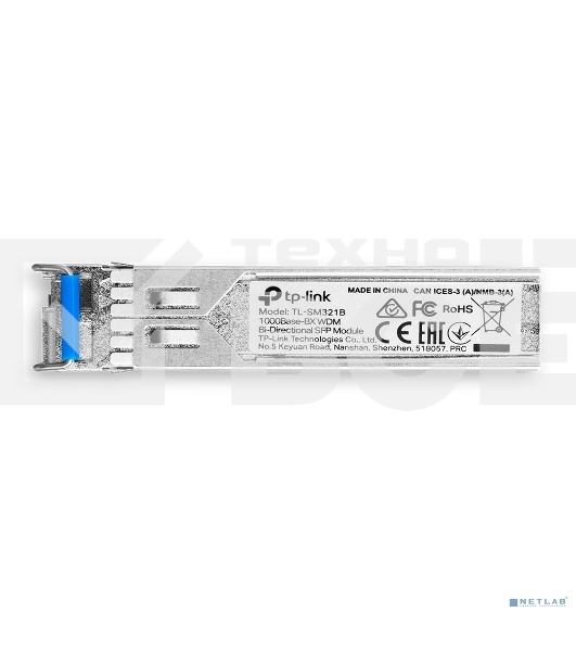 Модуль SFP TP-Link SMB TL-SM321B 1000Base-BX WDM LC TX:1310nm RX:1550nm 10км