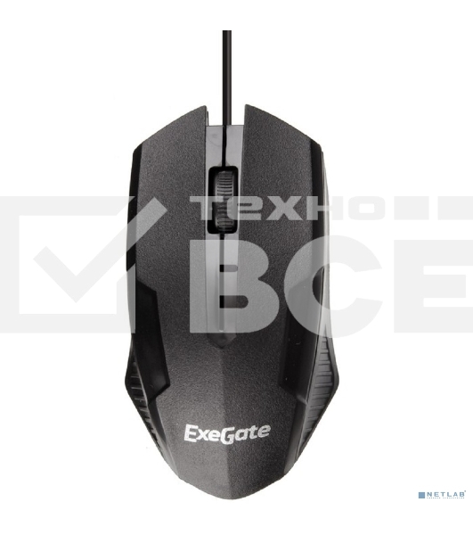 Мышь проводная ExeGate Professional Standard SH-9025L черный, 1000 dpi, USB, кнопки - 3