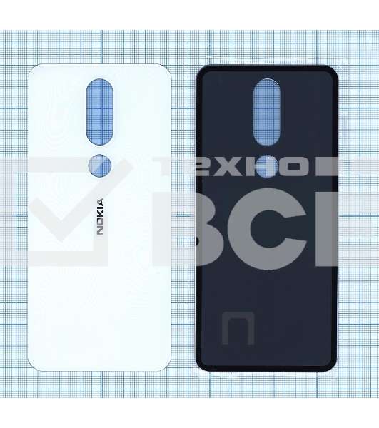 Задняя крышка для Nokia X6 белый