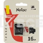 Карта памяти Netac P500 ECO 16GB MicroSDHC C10 up to 80MB/s, retail pack with SD Adapter, фото6