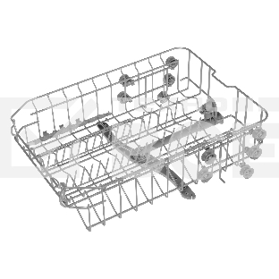 Посудомоечная машина Maunfeld MWF45220W, белый, 44.8 см, 10 компл., 49 дБ, класс A++
