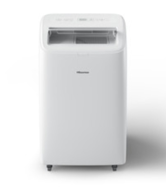 Кондиционер мобильный Hisense AP-09CW4GNCS00 9000 BTU, 18 м², 52 дБ, охлаждение, осушение, белый