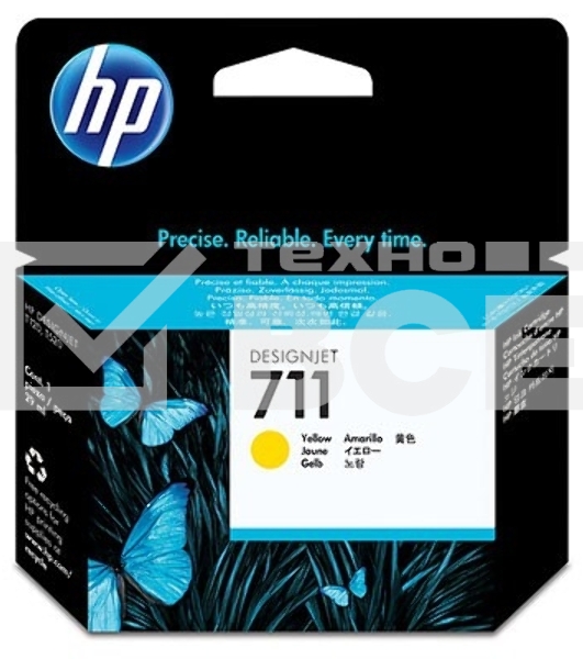 Картридж струйный HP №711 CZ132A желтый для HP DJ T120/T520 (29мл)