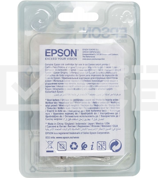 Картридж струйный Epson C13T12834012 пурпурный для Epson S22/SX125