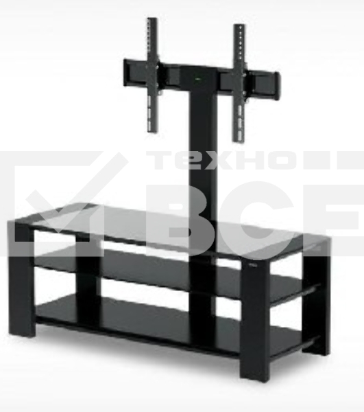 Стол Holder TV-32110 черн.мат.+черн. ст.