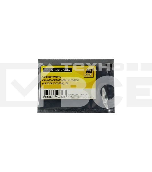 Чип Hi-Black к картриджу HP CLJ CP4025/CP1025/CM2320/CP3525 new, BK