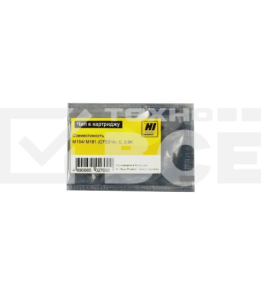 Чип Hi-Black к картриджу HP CLJ Pro M154/MFP M281 (CF531A), C, 0,9K