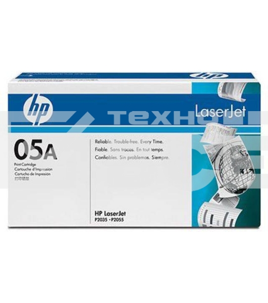 Картридж лазерный HP CE505A черный LJ P2055/P2035 (2300стр.)