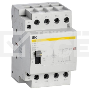 Контактор модульный КМ25-40МР AC с ручным управ. KARAT IEK MKK22-25-40