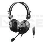 Наушники с микрофоном A4Tech HU-35 черный 2м накладные USB оголовье, фото5