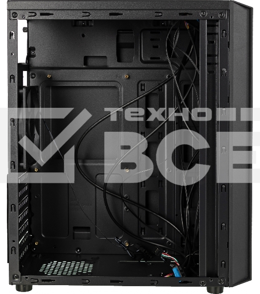 Компьютерный корпус Accord ACC-CL297B черный без БП ATX 1x120mm 2xUSB2.0 1xUSB3.0 audio