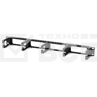 Кабельный организатор Hyperline CM-1U-PL с пластиковыми кольцами, 19