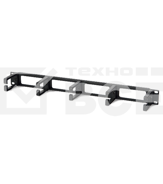 Кабельный организатор Hyperline CM-1U-PL с пластиковыми кольцами, 19