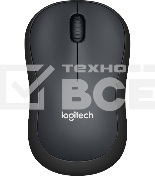 Мышь беспроводная Logitech M221 SILENT черный, 1000 dpi, радиоканал, USB, кнопки - 3