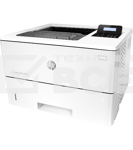 Принтер лазерный HP LaserJet Pro M501dn (J8H61A), A4, ч/б, печ. до 45 стр/мин., 600 x 600 dpi, USB, RJ-45, Air Print