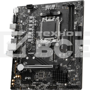 Материнская плата MSI PRO A620M-E, AM5, AMD A620, 2xDDR5, 4xSATA, 1xM.2, 1xPCI-E 4.0 x16, 1xPCI-E 4.0 x1, 1xHDMI, 1xVGA, 1x1Gb LAN, 2xUSB 2.0, 4xUSB 3.2 Gen 1, 3x3.5 мм, 7.1, Micro-ATX