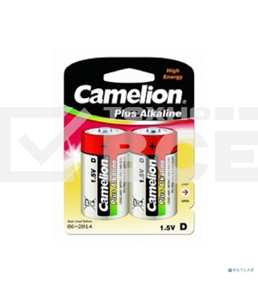 Батарейка Camelion LR20 Plus Alkaline BL-2 1.5В