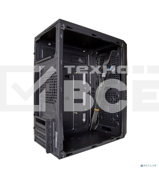 Компьютерный корпус Minitower Exegate BAA-103 Black, mATX, <AAA400, 80mm>, 2*USB, Audio