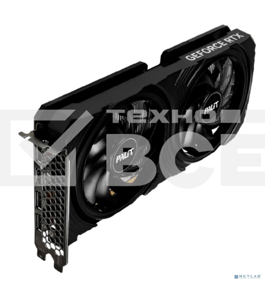 Видеокарта Palit RTX4060 INFINITY 2 NVIDIA GeForce RTX 4060 8Gb 128bit PCI-E 4.0 GDDR6 1830/17000 HDMIx1 DPx3 HDCP Ret