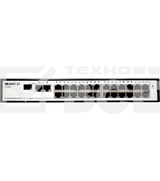 Настраиваемый L2-коммутатор ORIGO OS1326/A1A 24x100Base-TX, 1x1000Base-T, 1xCombo 1000Base-T/SFP