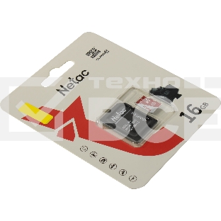 Карта памяти Netac P500 ECO 16GB MicroSDHC C10 up to 80MB/s, retail pack with SD Adapter