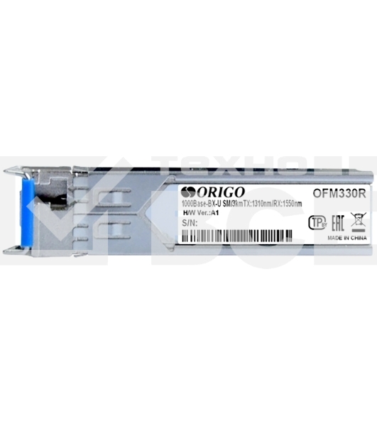 Трансивер Origo OFM330R/3KM оптич. SFP SM simplex Tx:1310нм Rx:1550нм до 3км