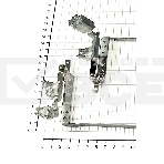 Петли для ноутбука Toshiba Satellite A200, A205, A210, A215, AM019000200, фото2