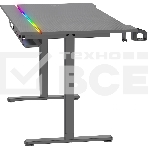 Стол для компьютера Cactus CS-EDXL-GBK столешница МДФ, черный карбон каркас черный 140x60см, фото9