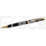 Ручка шариковая Waterman Hemisphere (CWS0920770) Matte Black GT M син. черн. подар.кор., фото2