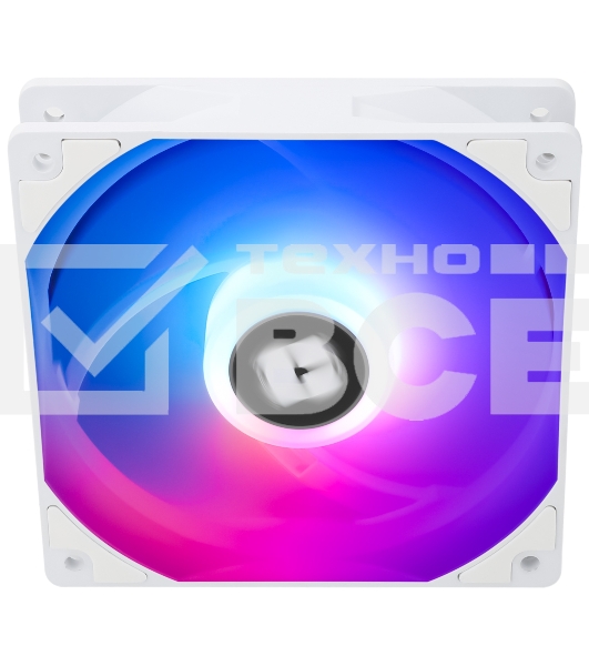 Кулер для корпуса Thermalright TL-C12CW-S (120x120x25мм, 4-pin PWM, ARGb, 66.17CFM, 25.6dBA, 1550RPM, белый)