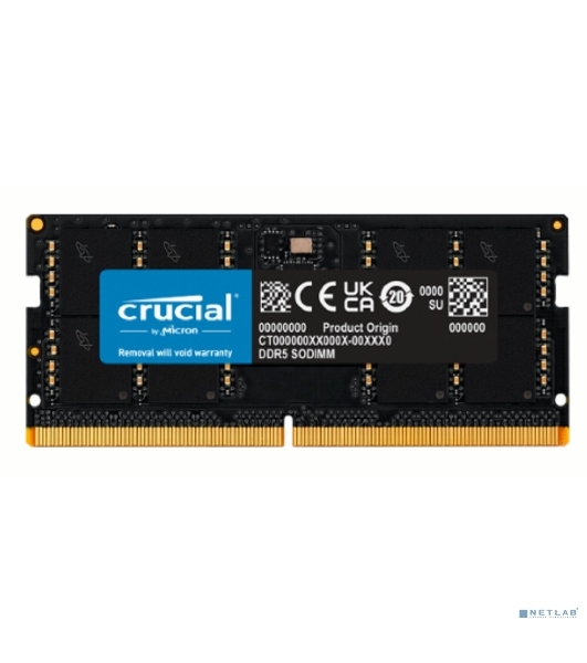 Оперативная память Crucial, DDR5, 32GB (1x32GB), 5600MHz, CL46 SO-DIMM