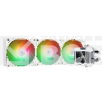 Система водяного охлаждения Thermalright Frozen Warframe 360 ARGb Soc-AM5/AM4/1200/1700/1851 белый 4-pin 29.8dB Al LCD Ret (F-WFRAME-360-WH-ARGb), фото7