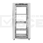 Шкаф телекоммуникационный 19' напольный 42U ExeGate EC-FS-42U.600.800.G.V.GREY (19”, 42U, 600x800x2054mm (ШхГхВ), передняя дверь закаленное стекло, задняя перфорированная дверь, съемные боковые панели, пыле- и влагозащита IP20, встроенный вентиляционный модуль, 1 полка в комплекте, светло-серый RAL 7035, 3 коробки), фото4