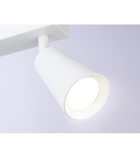 Накладной поворотный спот Ambrella light TA13145/2 WH белый GU10/2 max 12W 295*60*130