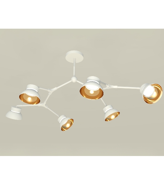 Светильник Ambrella light XB9055101/6 SWH/PYG/CL белый песок/золото желтое полированное/прозрачный GX53 (C9055, N8144)