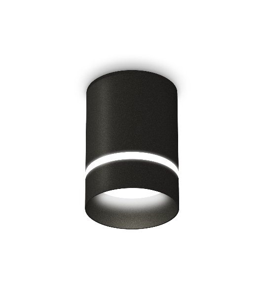 Светильник Ambrella Light XS6302061 SBK/FR черный песок/белый матовый MR16 GU5.3 (C6302, N6229)