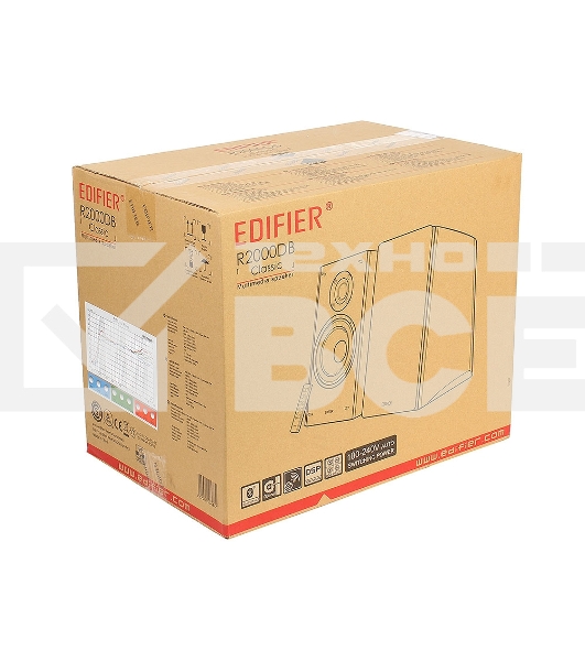 Колонки Edifier R2000DB <2.0, 24Wх2 + 36Wх2, ПДУ, RMS>