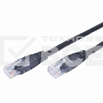 Патч-корд FTP Cablexpert кат.6, 1м, литой, многожильный (черный), фото 1