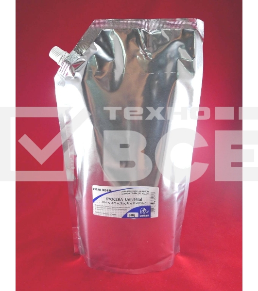 Тонер Kyocera Universal (TK-17/18/20H/100/110/111/112/113/120/122/130/131/132/133/134/140/142/144/170/172/310/312/320/322/330/332/340/342/344/350/352/354/435/475/1110/1120/3110/3130) (OEM совместимый) (пакет 900г) Black&White фас. России