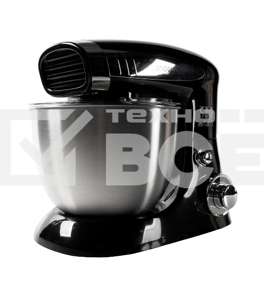 Миксер стационарный Endever Sigma-18, 1000 Вт., планетарный, многофункциональный, стальная чаша 4 л., регулировка скорости, черный