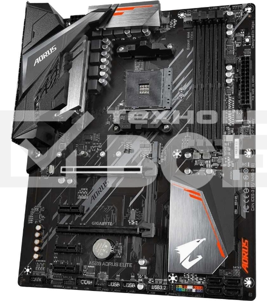 Материнская плата Gigabyte A520 AORUS ELITE, AM4, AMD A520, 4xDDR4, 4xSATA, 1xM.2, 1xPCI-E 3.0 x16, 1xHDMI, 1xDVI-D, 1x 1Gb LAN, 2xUSB 2.0, 4xUSB 3.2 Gen 1, 3x3.5 мм, 7.1, Micro-ATX