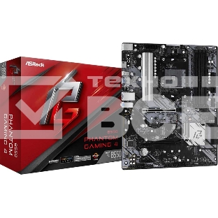 Материнская плата ASRock B550 Phantom Gaming 4, AM4, AMD B550, 4xDDR4, 6xSATA, 2xM.2, 1xPCI-E 3.0 x16, 1xPCI-E 4.0 x16, 1xHDMI, 1x 1Gb LAN, 3x3.5 мм, 7.1, ATX