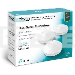 Маршрутизатор TP-Link TP-Link DECO M5(3-PACK) AC1300 Домашняя Wi-Fi система, чипсет Qualcomm, два диапазона (Dual-Band), поддержка стандартов 802.11ac/a/b/g/n, 717 МГц четырехъядерный процессор, Bluetooth 4.2, 2 гигабитных порта Ethernet, 1 порт USB Type-, фото5