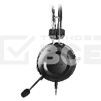 Наушники с микрофоном A4Tech HU-35 черный 2м накладные USB оголовье, фото6