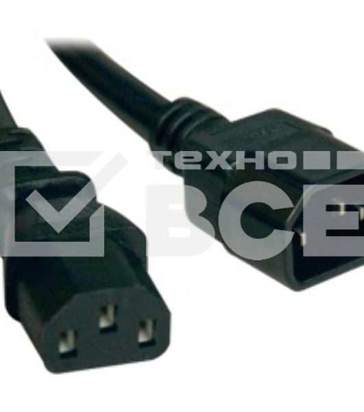 Кабель электропитания ITK PDU 3х1,5 5М с разъемами С13-C14 ITKКабель электропитания PDU 3х1,5 5М с разъемами С13-C14