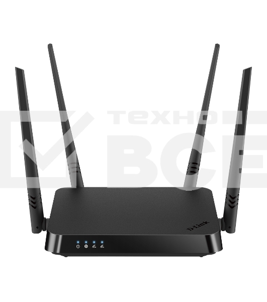 Роутер D-Link DIR-822/RU/E1A, Wireless AC1200 Dual-Band Router with 1 10/100Base-TX WAN port and 4 10/100Base-TX LAN ports.802.11b/g/n compatible, 802.11AC up to 866Mbps,1 10/100Base-TX WAN port, 4 10/100B