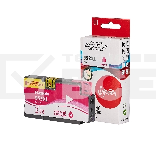 Струйный картридж Sakura F6U17AE (№953XL Magenta) для HP, пурпурный, 26 мл., 1600 к.