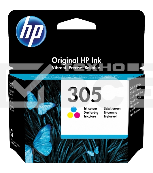 Картридж струйный HP 305 3YM60AE многоцветный (100стр.) (2мл) для HP DJ 2320/2710/2720